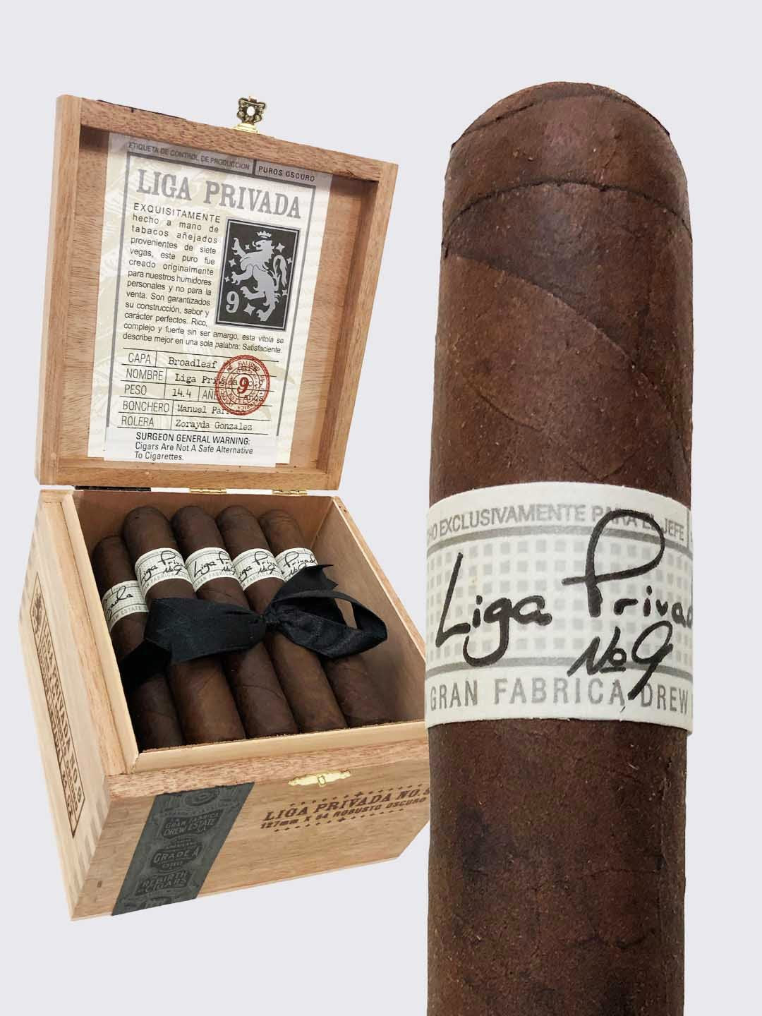 Drew Estate Liga Privada No.9 Robusto 5x54