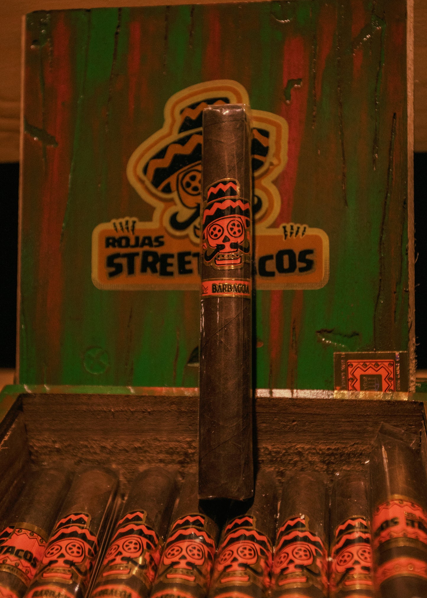 Street Tacos Barbacoa Short Corona 5 1/2x46 Sumatra - AME Cigars