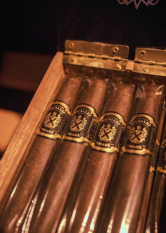 Micallef Black Robusto 5x52 - AME Cigars