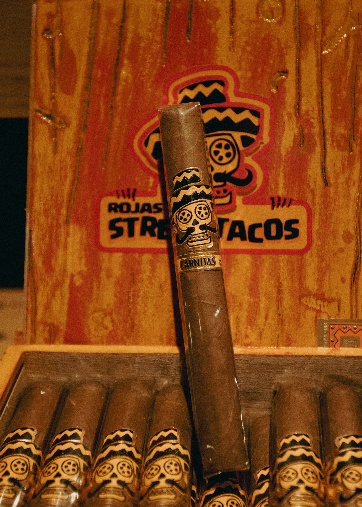 Street Tacos Carnitas Short Corona 5 1/2x46 Connecticut - AME Cigars